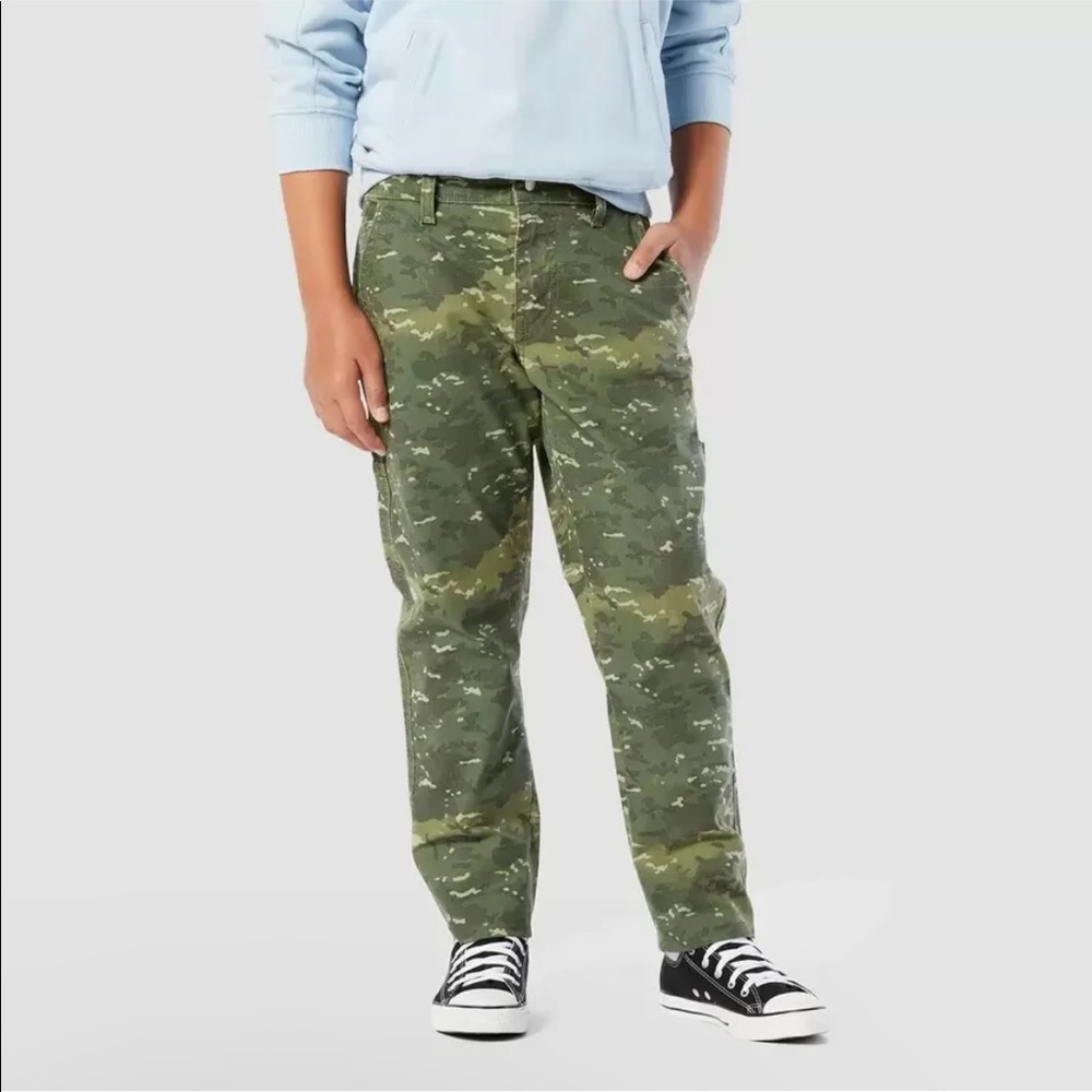 Levi’s boy’s camo slim carpenter jeans pants size 10 NEW